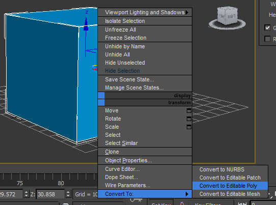 Convert box to editable poly