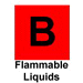 B in a square