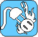 Icon for class C fires